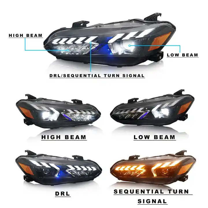 Full LED Headlights Assembly For 11th Gen Honda Civic 2021-2023 - Image 2