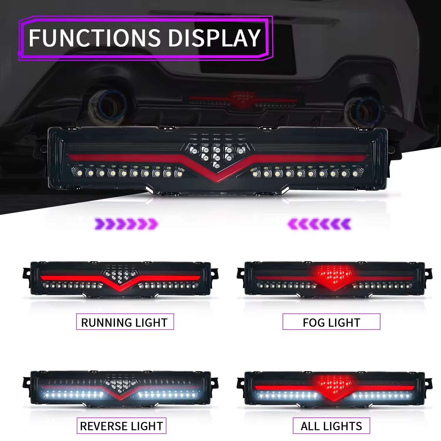 LED Rear Bumper Light For Toyota 86 GR86/ Subaru BRZ 2022-2023 - Image 2