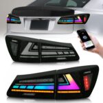 Full LED Tail Lights Assembly For Lexus Sedan IS250 2006-2012,RGB