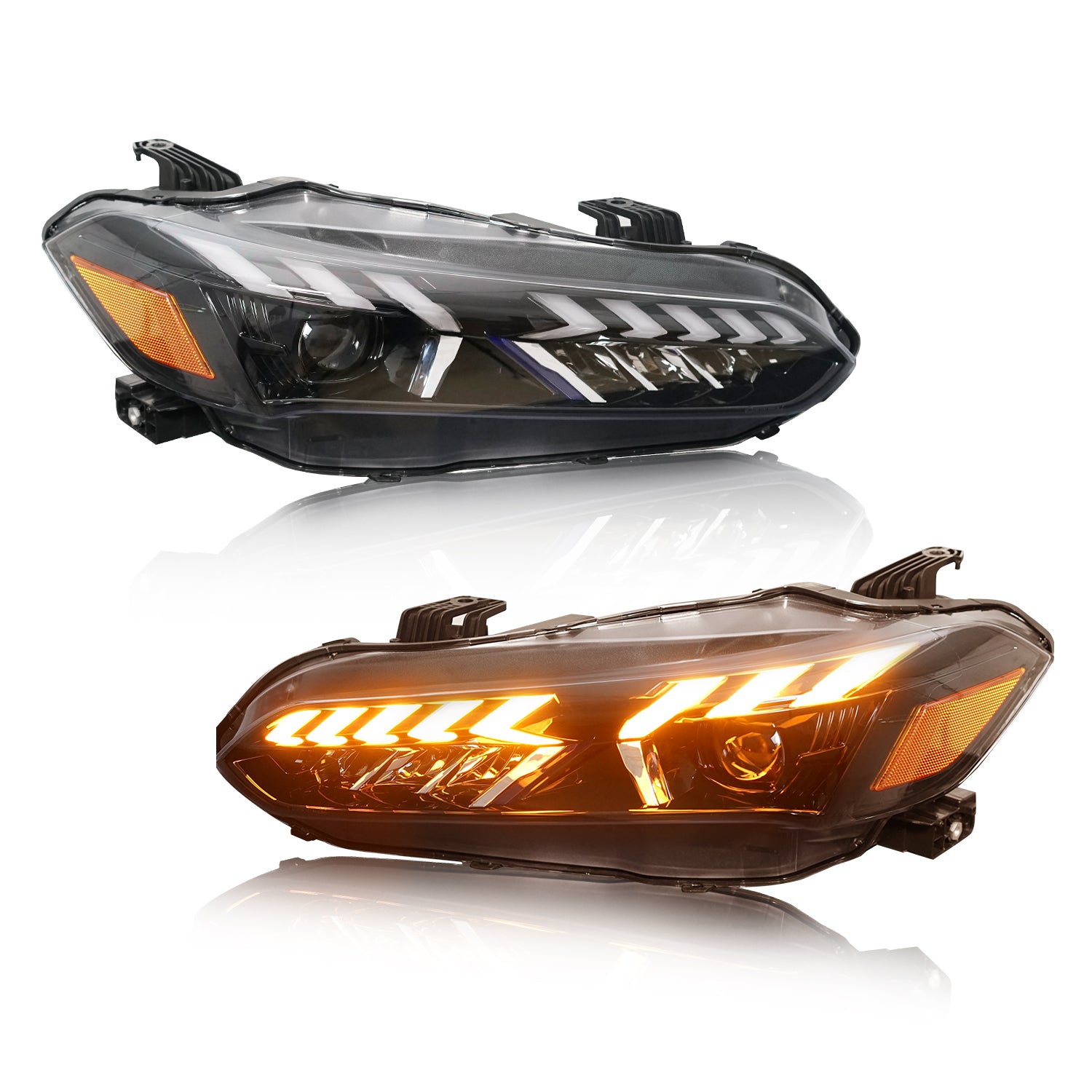 Full LED Headlights Assembly For 11th Gen Honda Civic 2021-2023 - Image 9