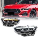 Headlight Assembly for Ford Mustang Ecosport/ GT(Fits Ford Mustang 2024-Present)