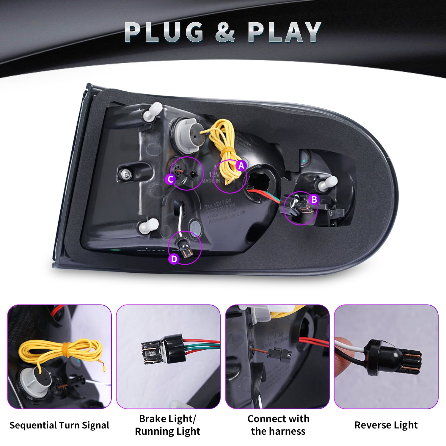 Full LED Tail Light Assembly For Toyota FJ Cruiser 2007-2021 - Image 8