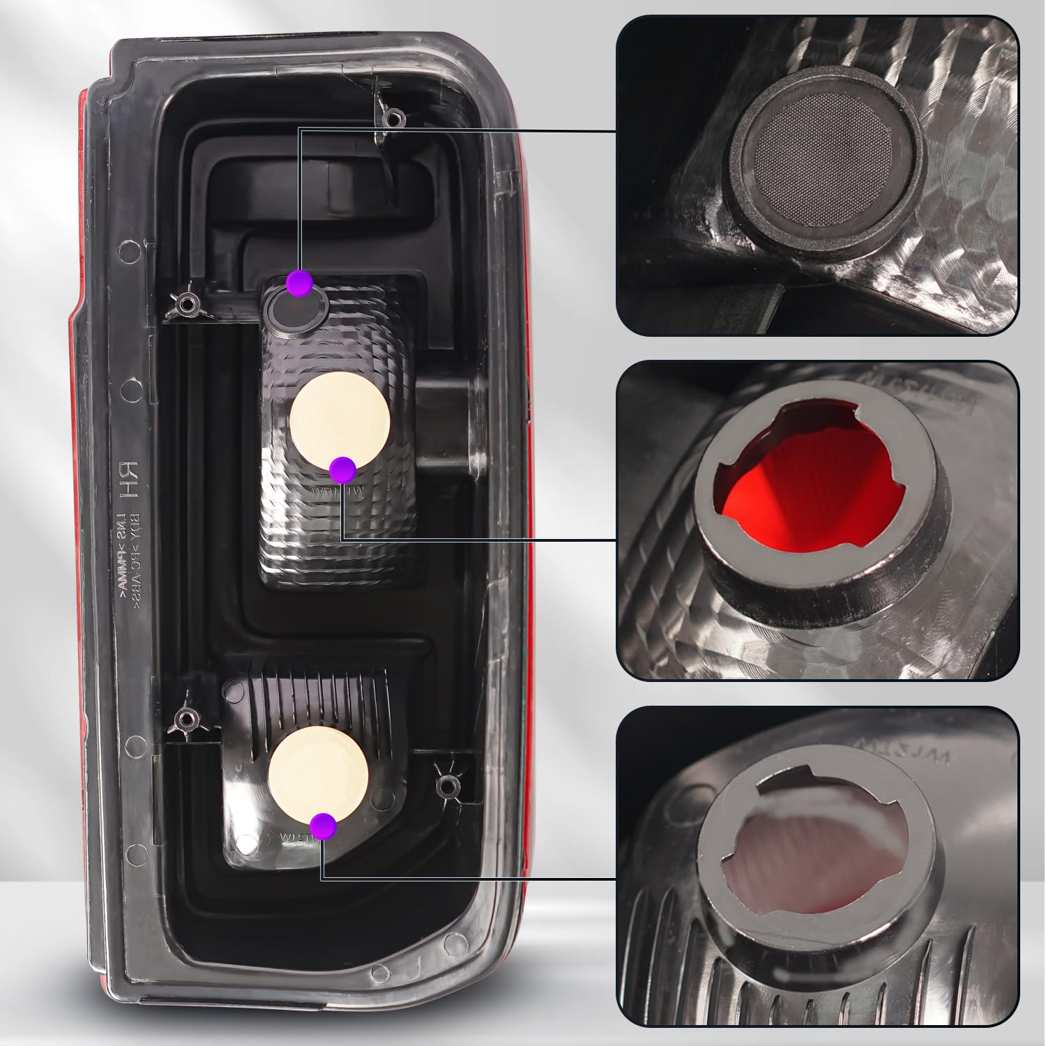 Tail Light Assembly For Ford Bronco 2021-2023 2/4 door, OE Style,Smoked - Image 7