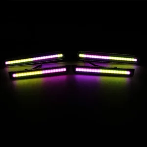 LED Smoked Black and clear Side Marker Lights for 2015-2021  Dodge Challenger