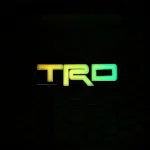 RGB Flow Series TRD  Emblem For TOYOTA HILUX REVO FORTUNER VIGO ALTIS YARIS