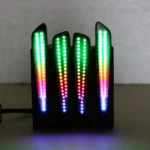 LED Smoked Lens Side Marker Lights With RGB Flow Series for 2005-2013 Chevrolet Corvette C6