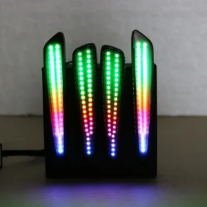 LED Smoked Lens Side Marker Lights With RGB Flow Series for 2005-2013 Chevrolet Corvette C6