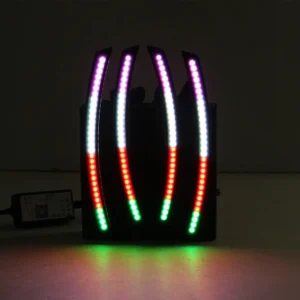 RGB Flow Series Smoked Lens Rgb Car Front Rear Bumper Lights for Chevrolet Corvette C7 2014-2019 Side Marker Light